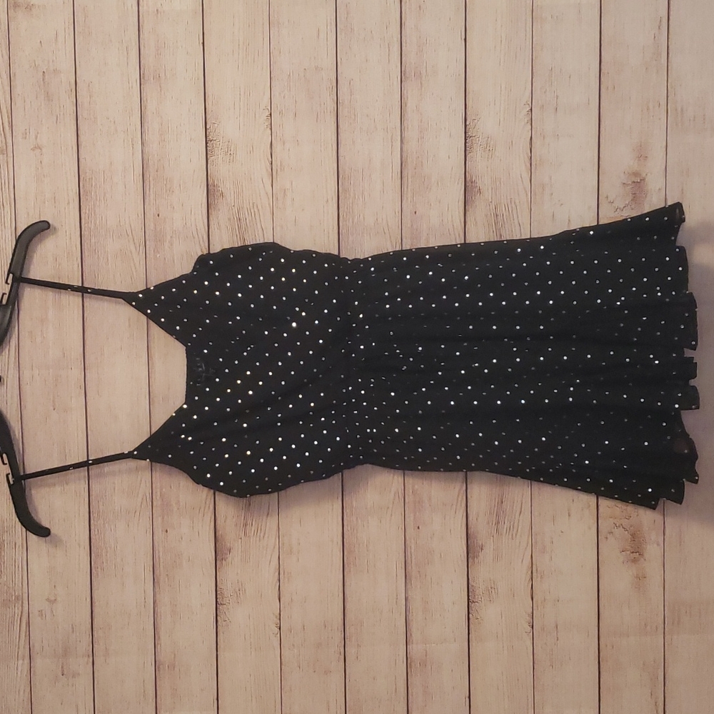 Francesca's Collections Polka Dot Dress Sz M Trixxi NWT